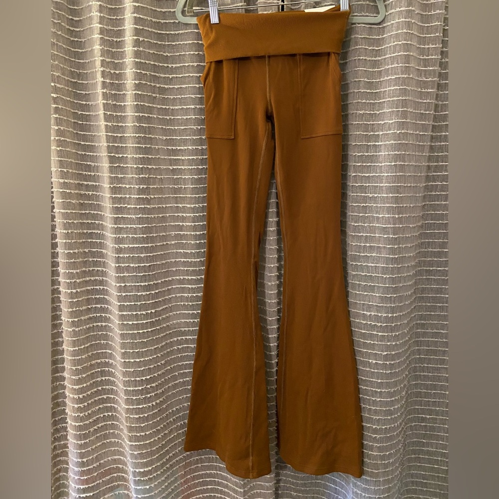 Stylish Brown Flare Pants